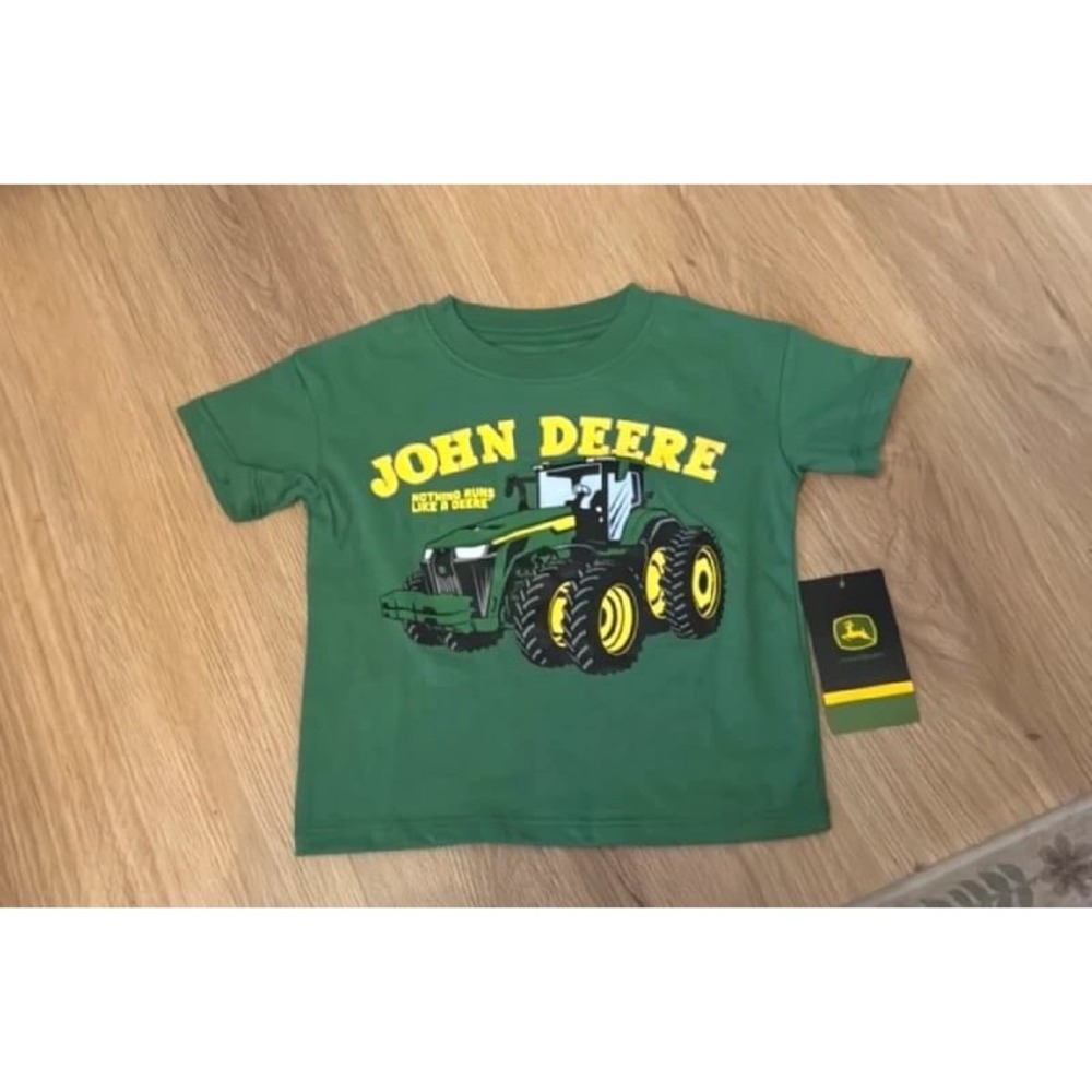 John Deere Toddler Boys Green Tractor Graphic T-Shirt 18M NWT
